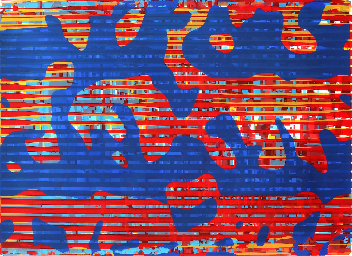 #055, 2024, acrylic on paper, 26x20"