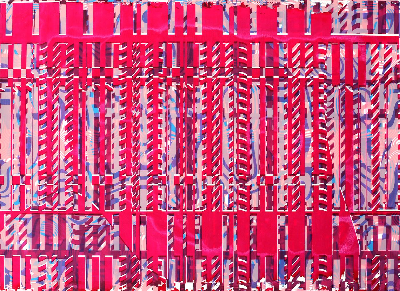 #129, 2024, acrylic on paper, 26x20"