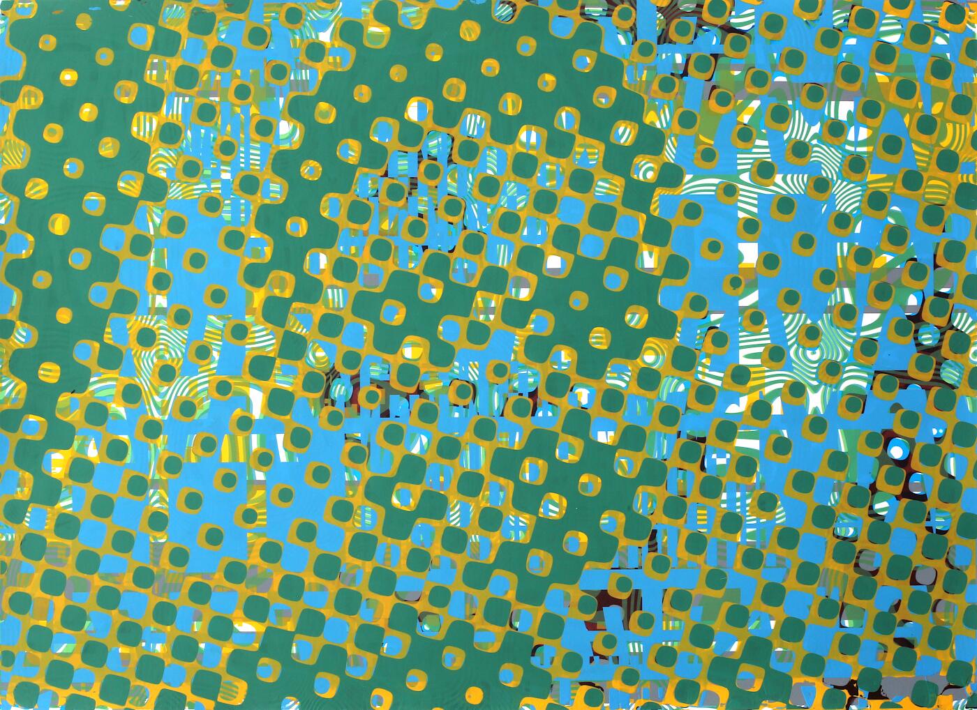 #126, 2024, acrylic on paper, 26x20"