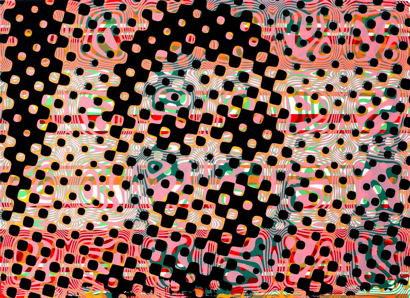 #169, 2024, acrylic on paper, 26x20"