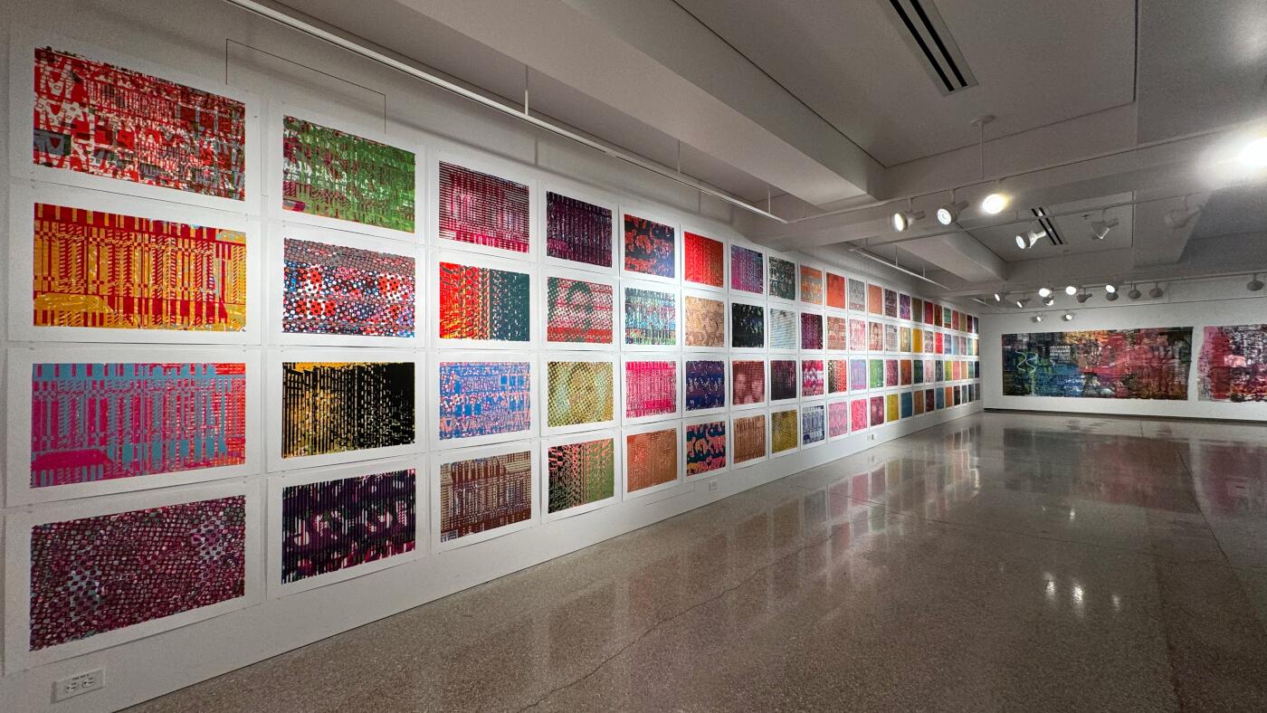 Installation view, “All of the Above,” 2024, School of Art Student Gallery, Winnipeg MB