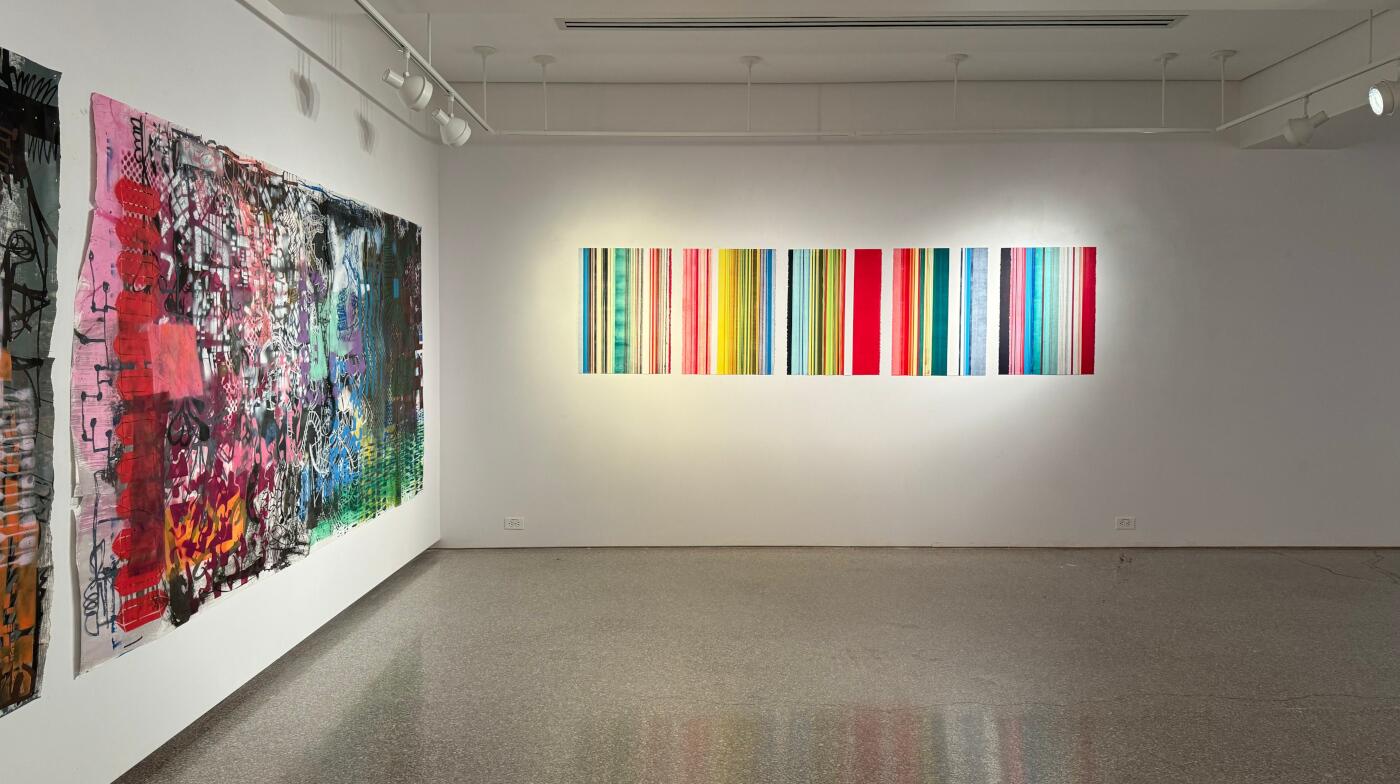 Installation view, “All of the Above,” 2024, School of Art Student Gallery, Winnipeg MB