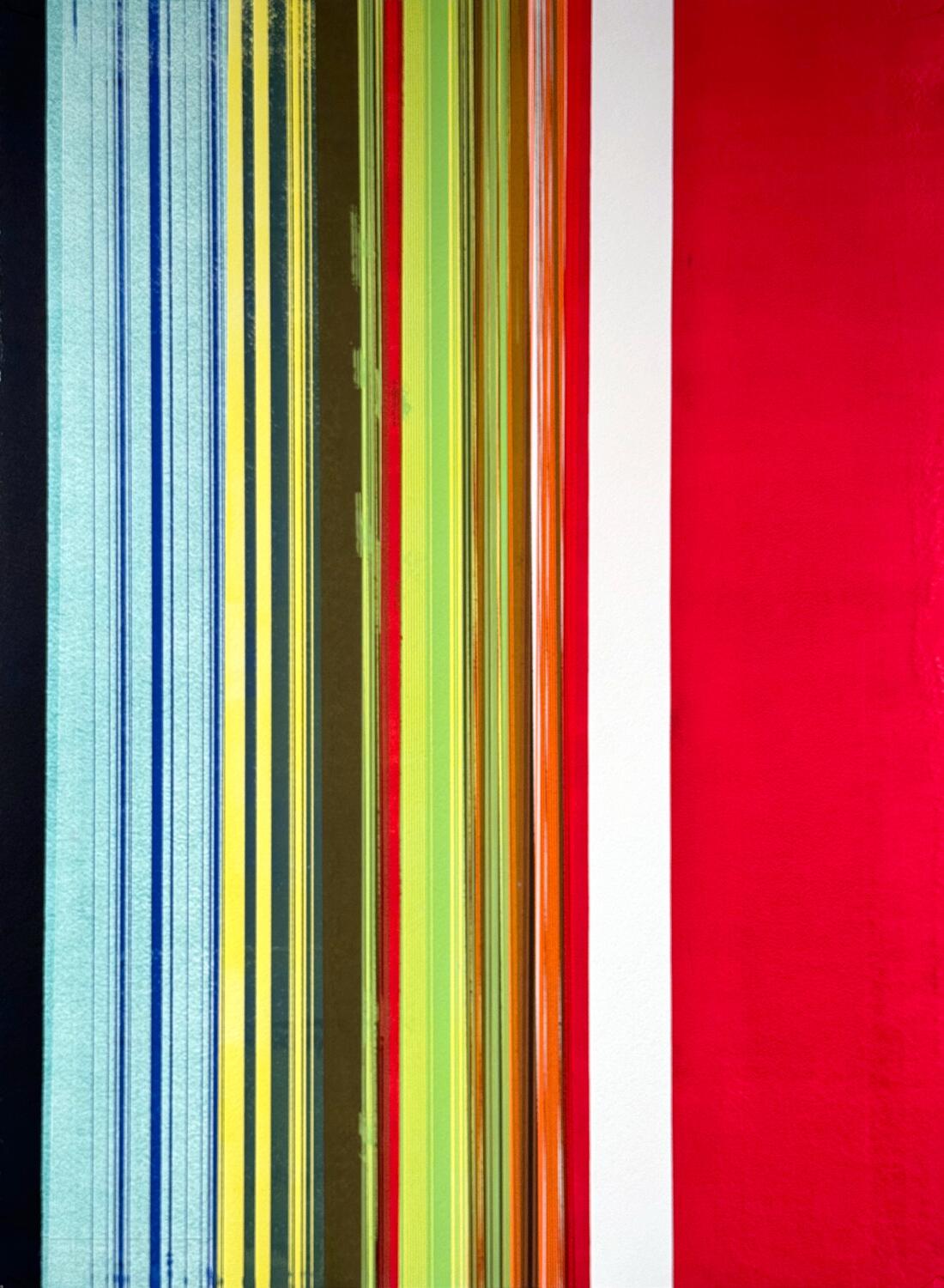 Untitled, 2024, oil and acrylic on paper, 22x30"